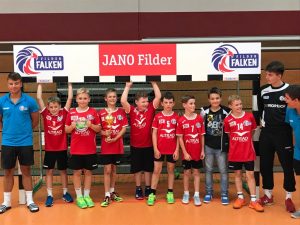 E1-Ofi: Elias Bühler, Alexander Gross, Chris Pfeiffer, Jonah Seibold, Noah Stahlmann, Jan Wütherich und Paul Zimmer